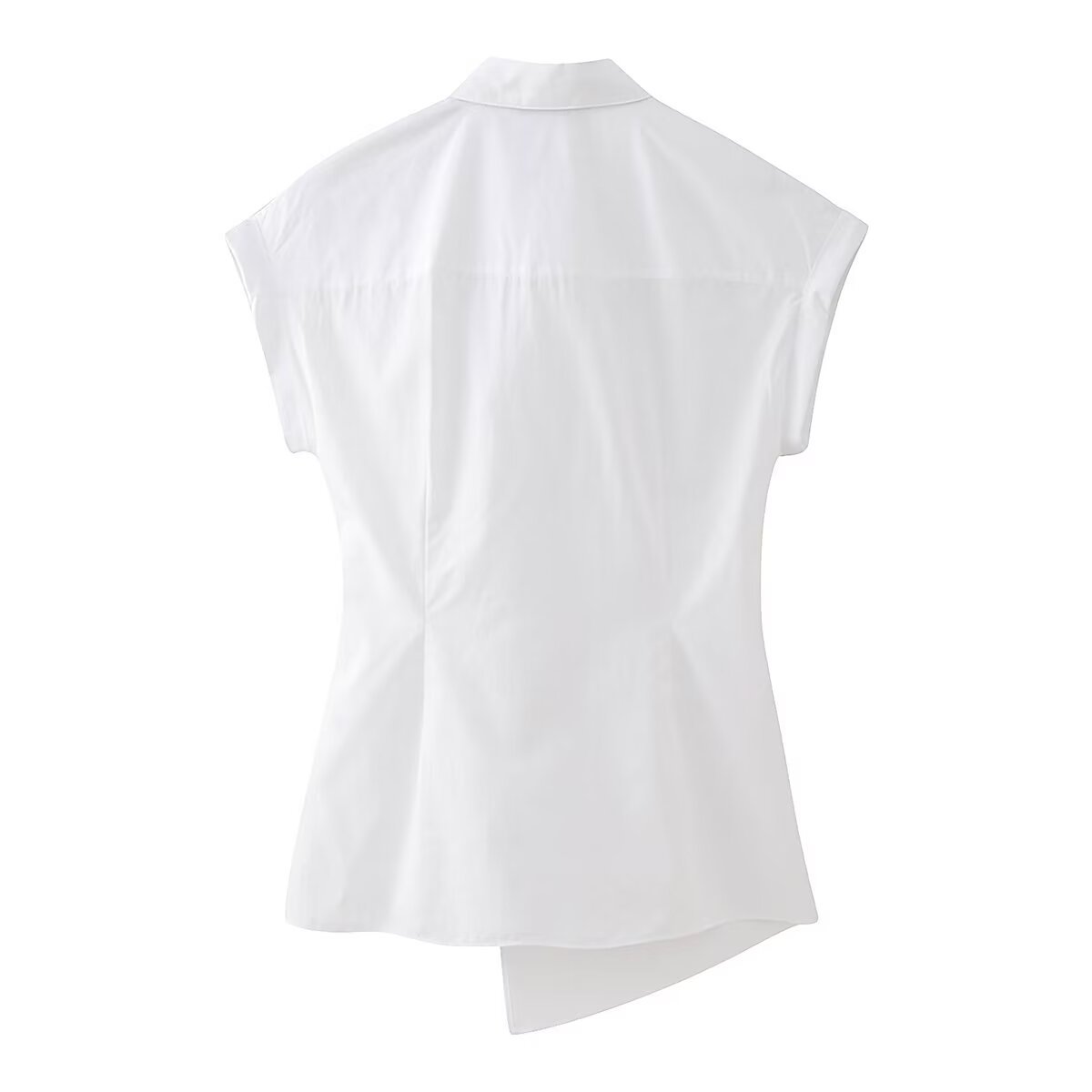 Women's Blouse Short Sleeve Blouses Streetwear Solid Color display picture 5