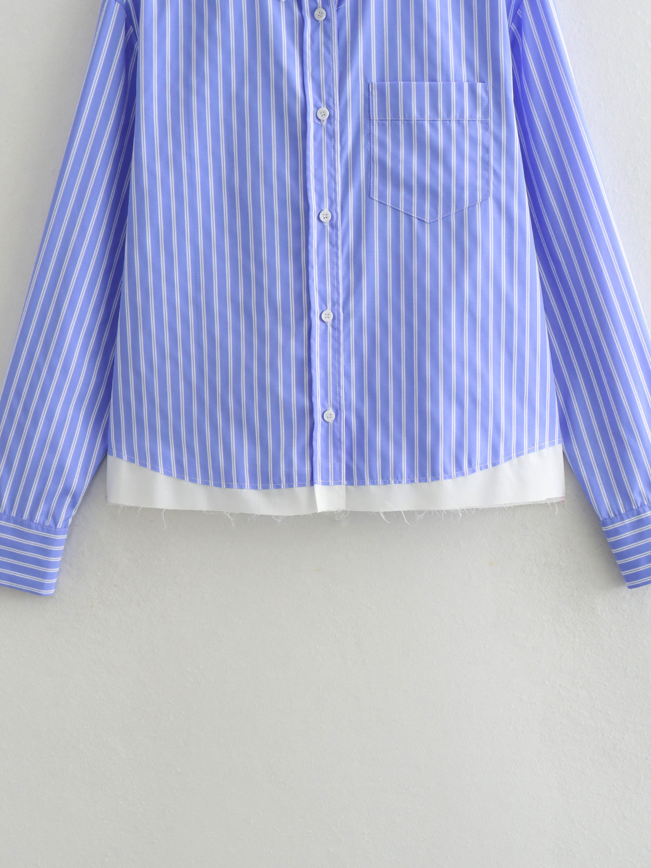 Women's Blouse Long Sleeve Blouses Contrast Binding Streetwear Stripe display picture 4
