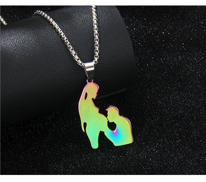 IG Style Modern Style Human 201 Stainless Steel Mother'S Day Unisex Pendant Necklace display picture 4