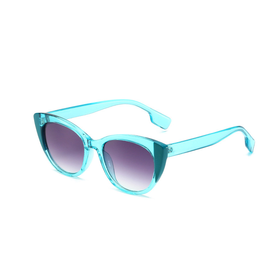 IG Style Elegant Simple Style Gradient Color Pc Cat Eye Full Frame Women's Sunglasses display picture 4