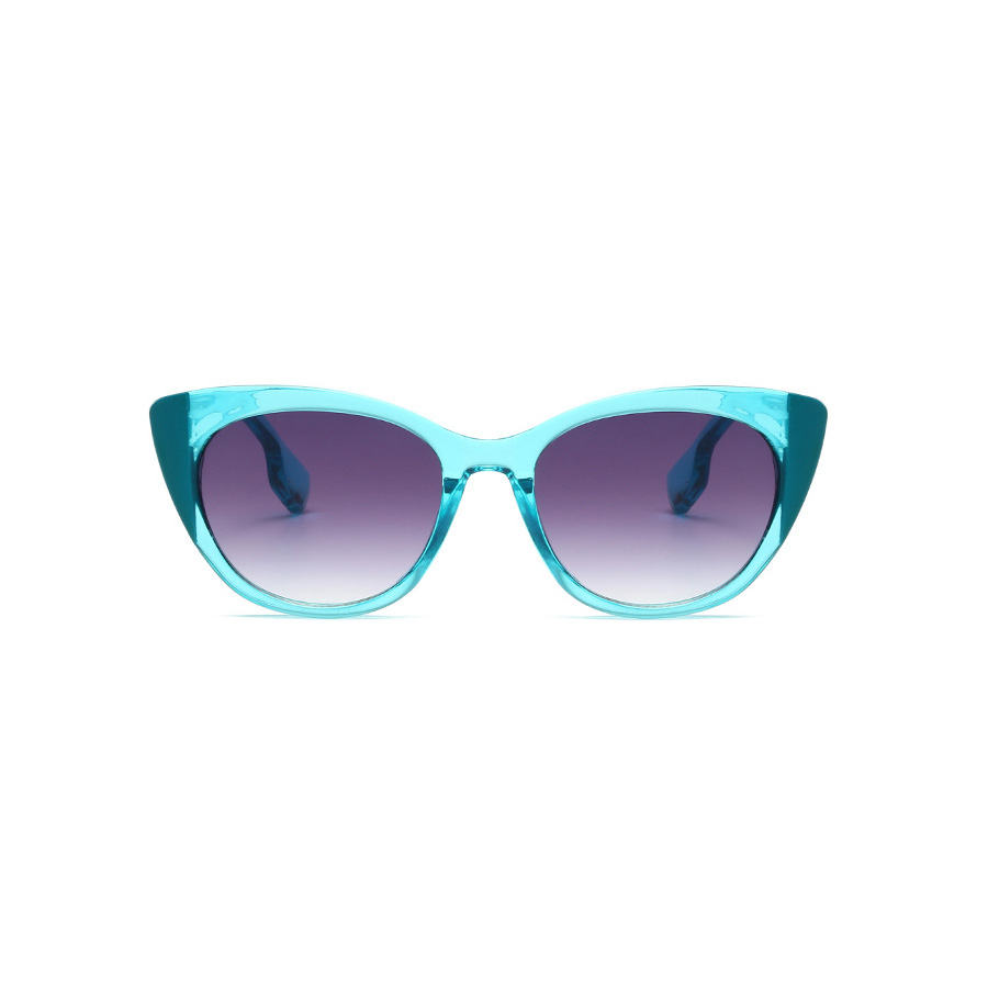 IG-Stil Elegant Einfacher Stil Farbverlauf Pc Katzenauge Vollbild Sonnenbrille Der Frauen display picture 3