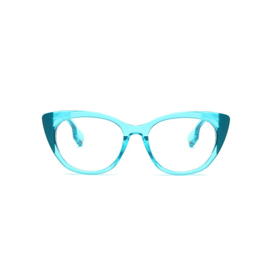 IG Style Casual Simple Style Color Block Pc Cat Eye Full Frame Optical Glasses display picture 3