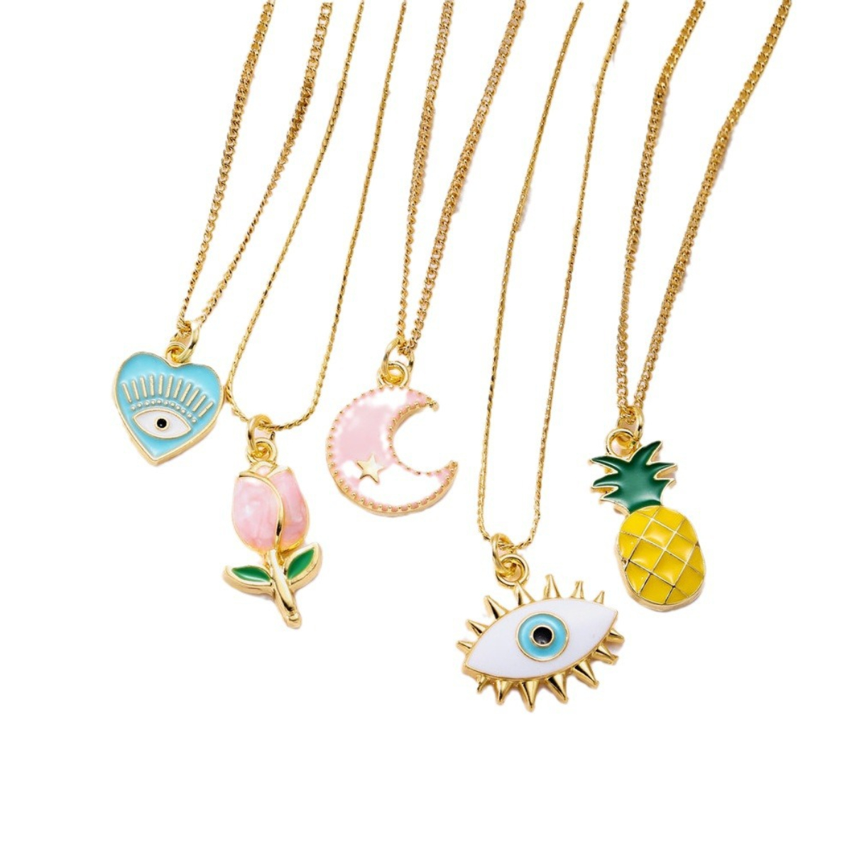 Simple Style Classic Style Fruit Alloy Resin Women's Pendant Necklace display picture 1
