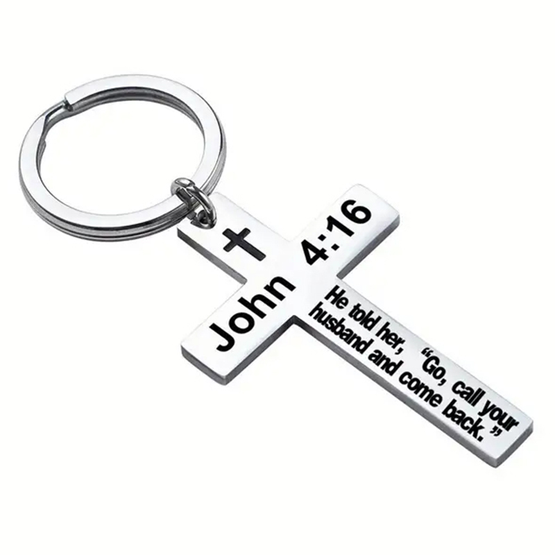 Hip-Hop Sports Commute Letter Number 304 Stainless Steel Carving Silver Plated Keychain display picture 10