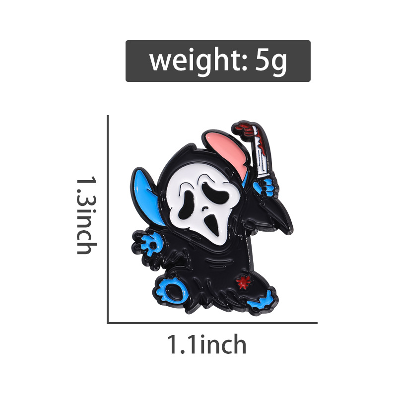 Simple Style Classic Style Cartoon Character Zinc Alloy Plating Unisex Brooches display picture 1