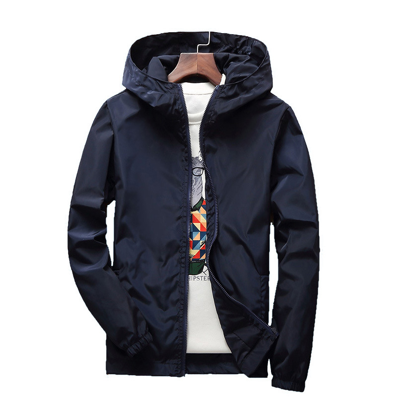 Men's Solid Color Simple Style Hooded Long Sleeve Regular Fit Men's Outwear display picture 5