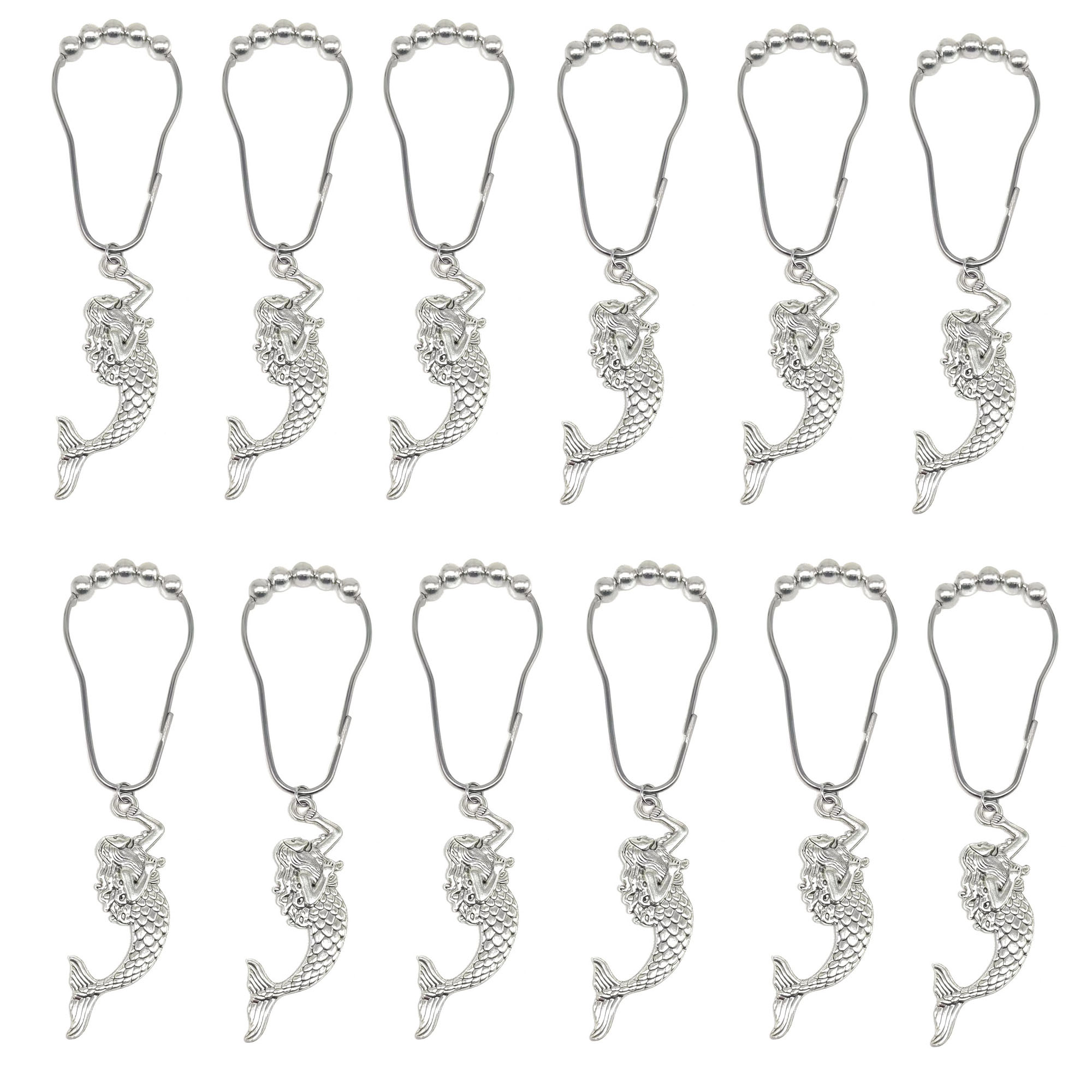 Retro Mermaid Alloy Curtain Hook display picture 5