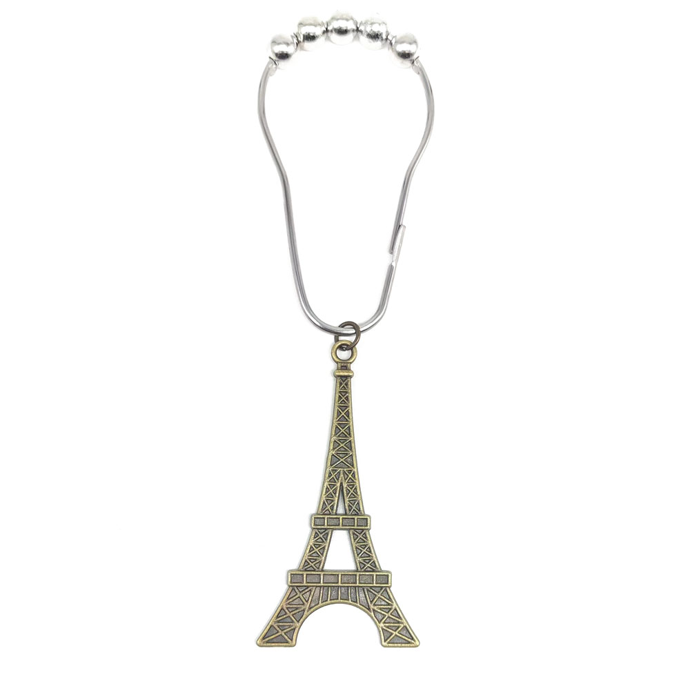 Lässig Eiffelturm Legierung Vorhang Haken display picture 1