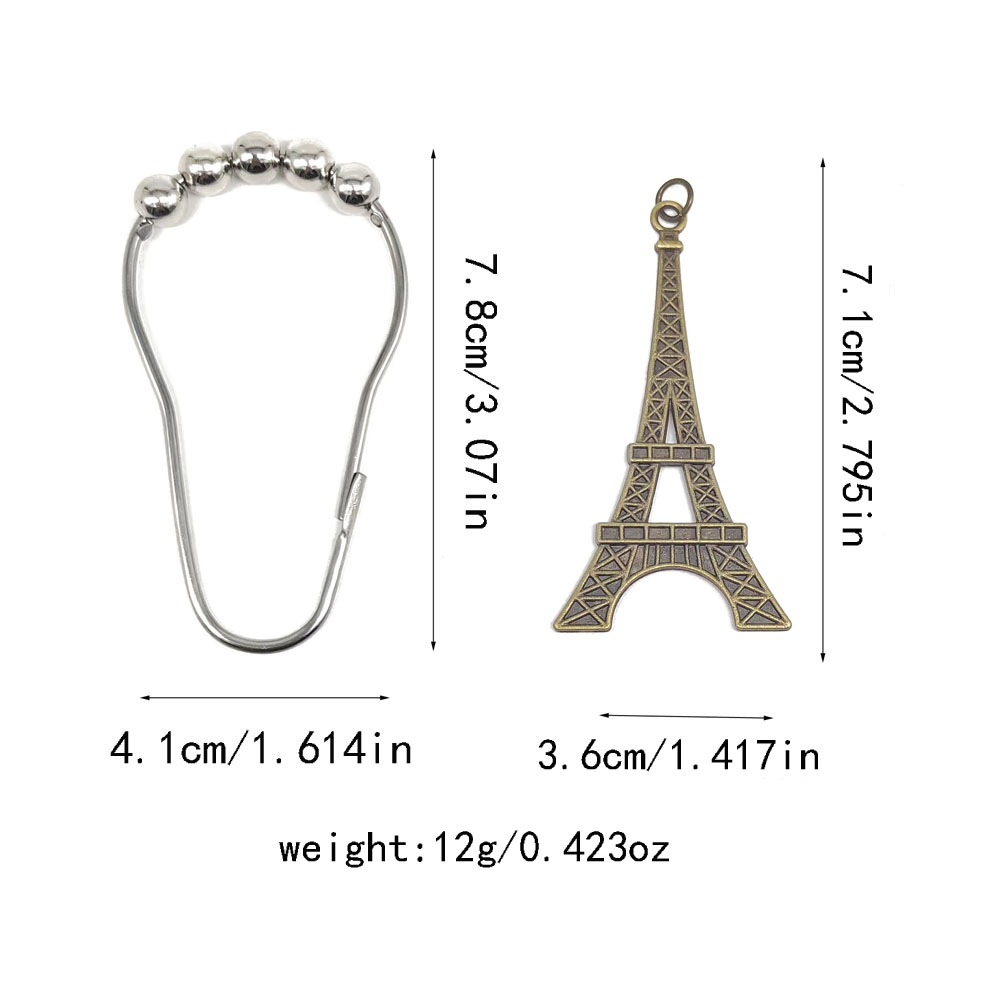 Casual Eiffel Tower Alloy Curtain Hook display picture 3
