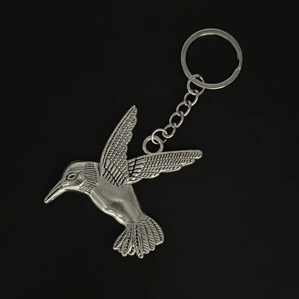 Retro Eagle Bird Eagle Alloy Plating Bag Pendant Keychain display picture 3