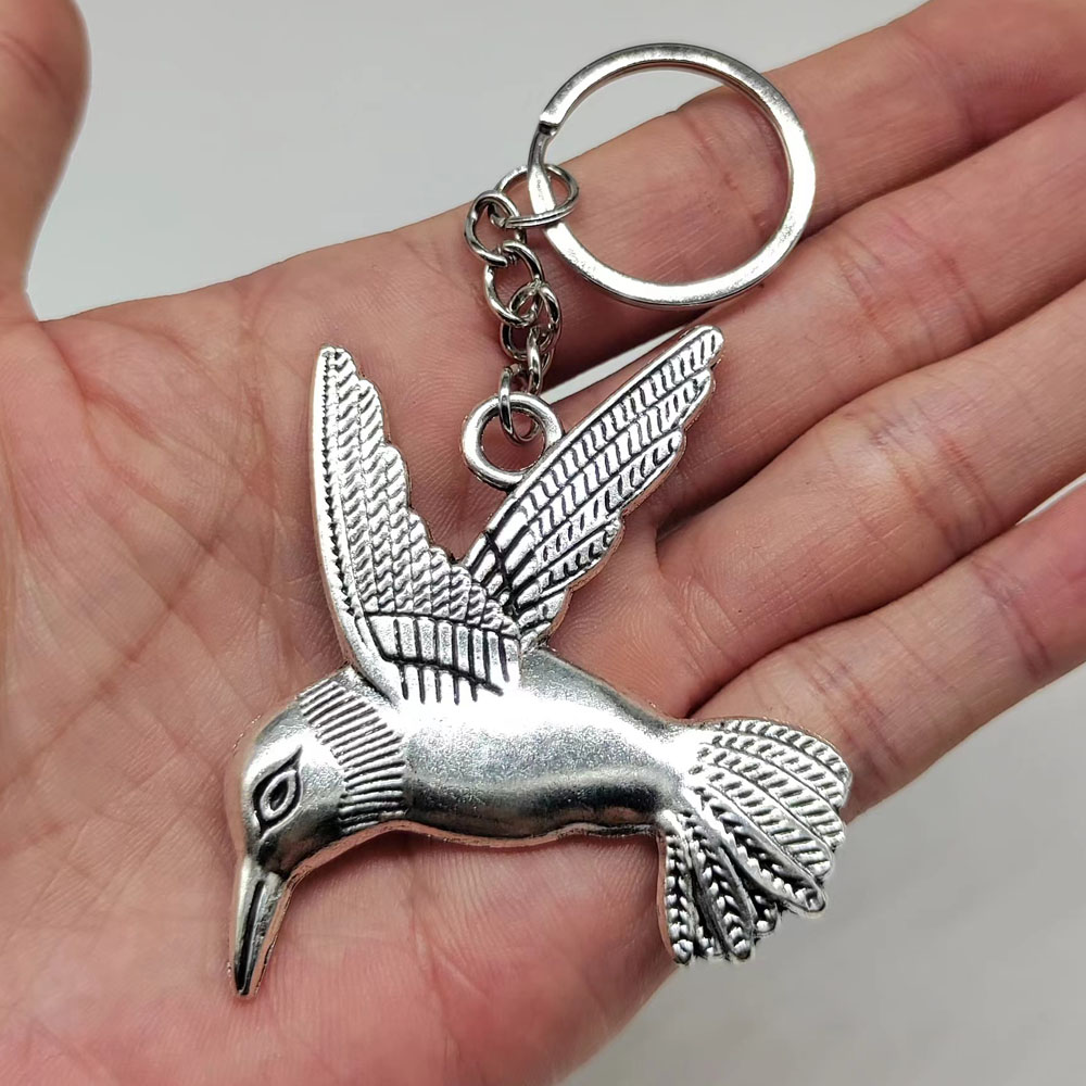Retro Eagle Bird Eagle Alloy Plating Bag Pendant Keychain display picture 6