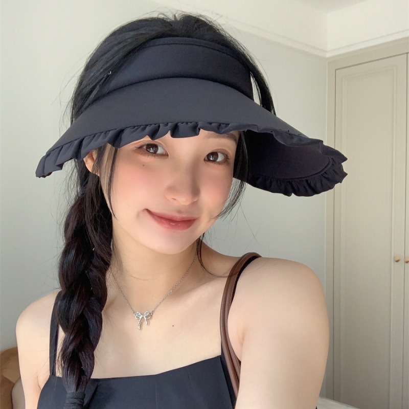 Women's Casual Sweet Letter Big Eaves Curved Eaves Topless Hat display picture 3