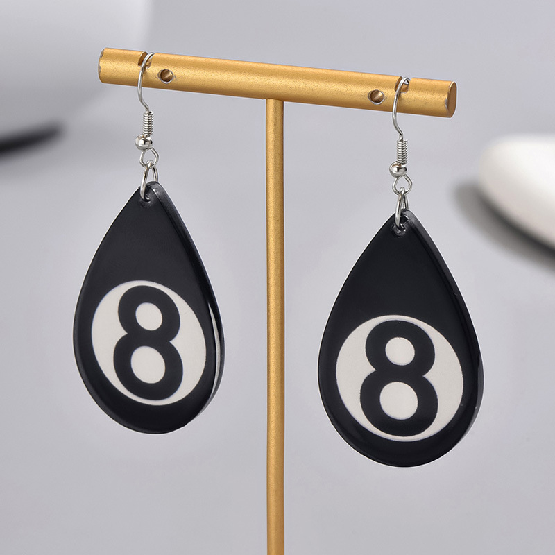 1 Pair Basic Modern Style Classic Style Infinity Water Droplets Arylic Drop Earrings display picture 6