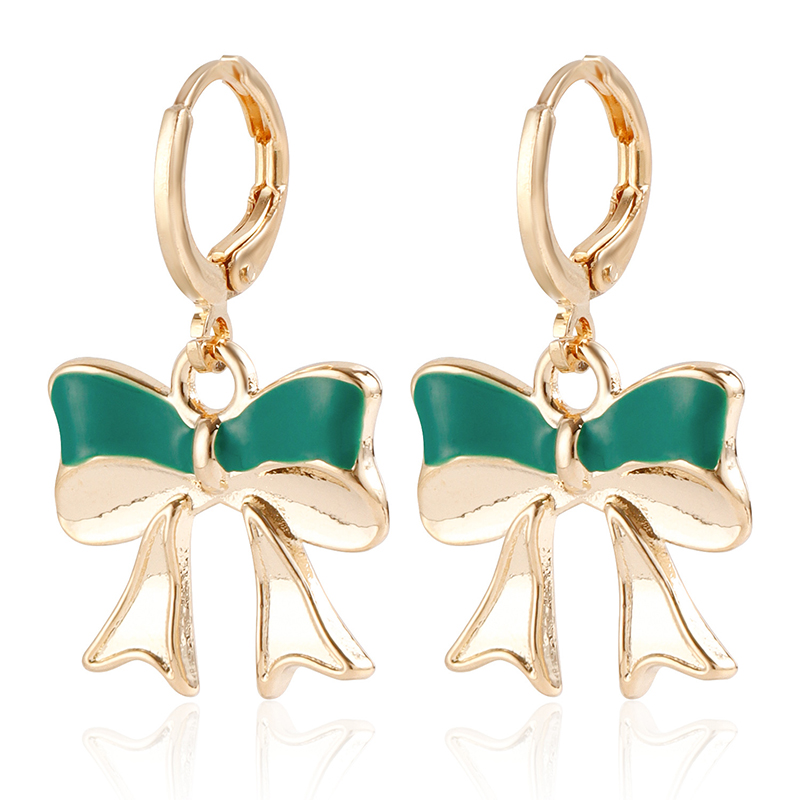 1 Pair Elegant Bow Knot Alloy Drop Earrings display picture 3