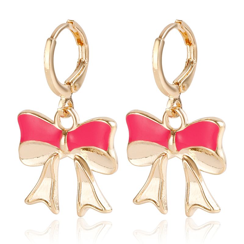 1 Pair Elegant Bow Knot Alloy Drop Earrings display picture 2