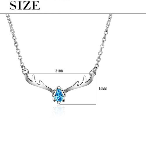 Wholesale Simple Style Solid Color Copper Inlay Rhinestones Pendant Necklace display picture 1
