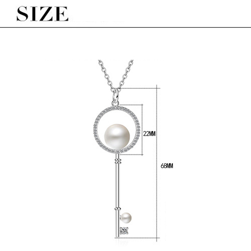 Wholesale Simple Style Classic Style Solid Color Copper Inlay Rhinestones Pendant Necklace display picture 9