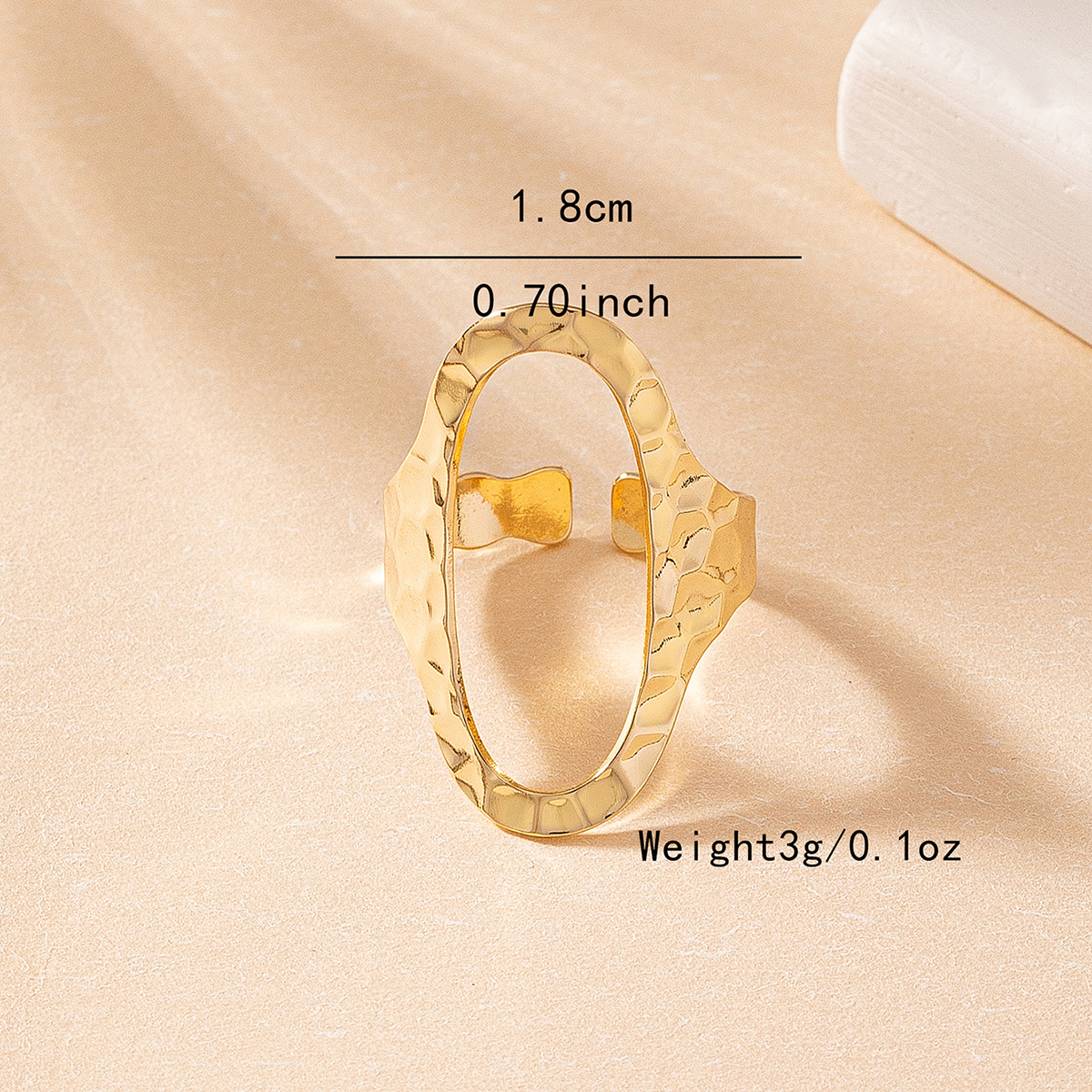 Elegant Simple Style Solid Color Iron Wholesale Rings display picture 1