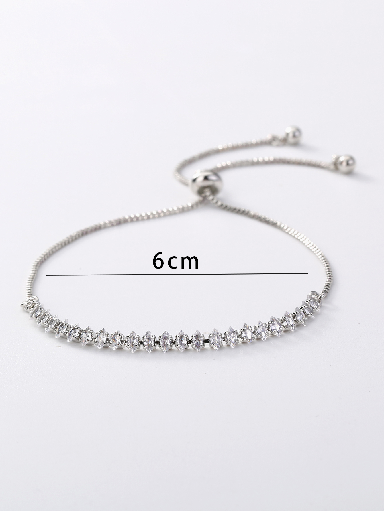 Le Cuivre De Base Style Simple Style Classique Incruster Géométrique Zircon Bracelets display picture 2