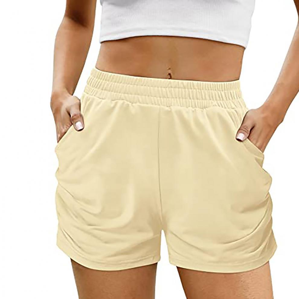 Women's Holiday Daily Simple Style Solid Color Shorts Pocket Casual Pants Straight Pants display picture 32