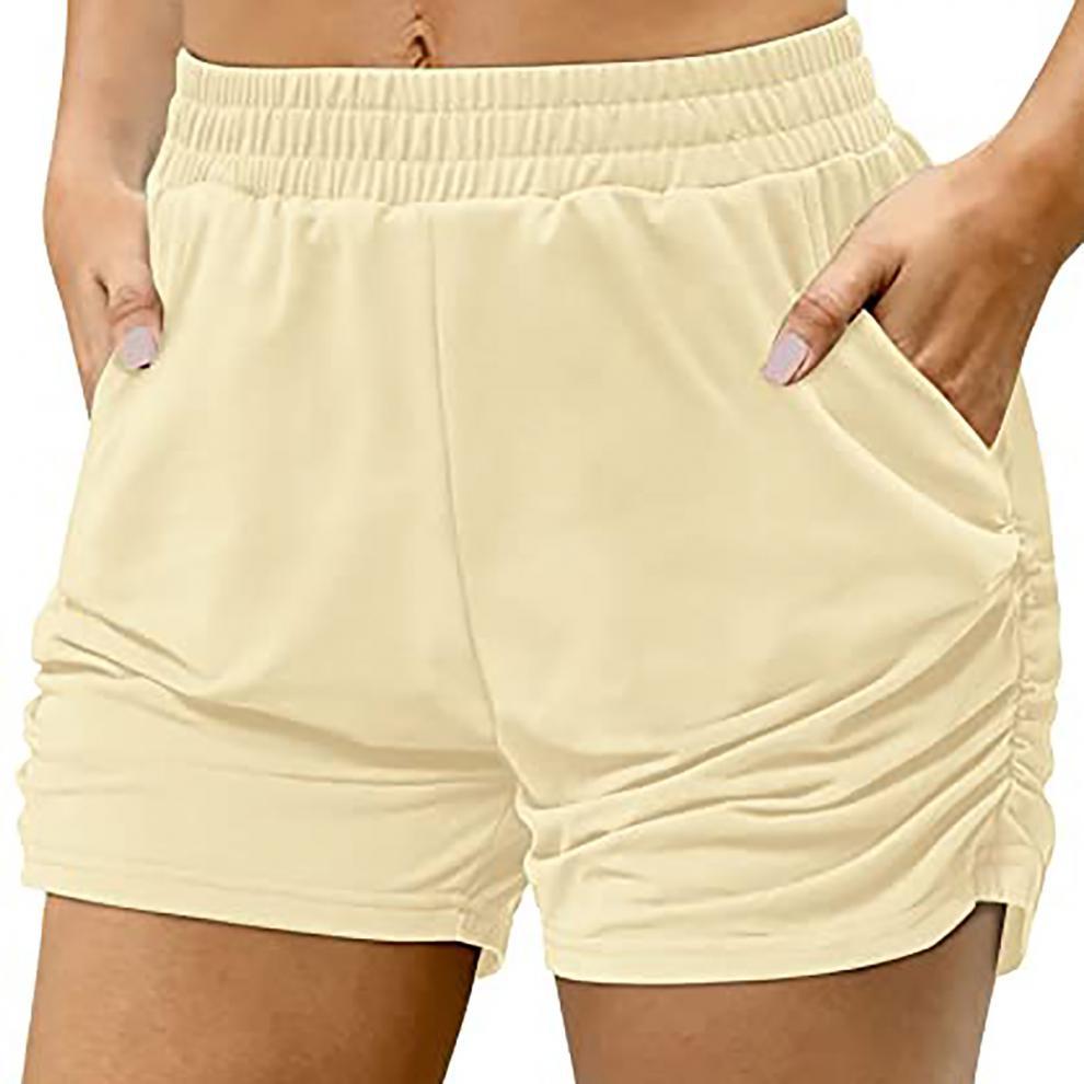 Women's Holiday Daily Simple Style Solid Color Shorts Pocket Casual Pants Straight Pants display picture 33