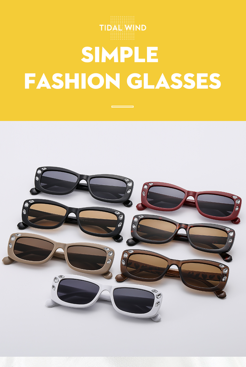 Elegant Glam Luxurious Color Block Ac Square Full Frame Women's Sunglasses display picture 13