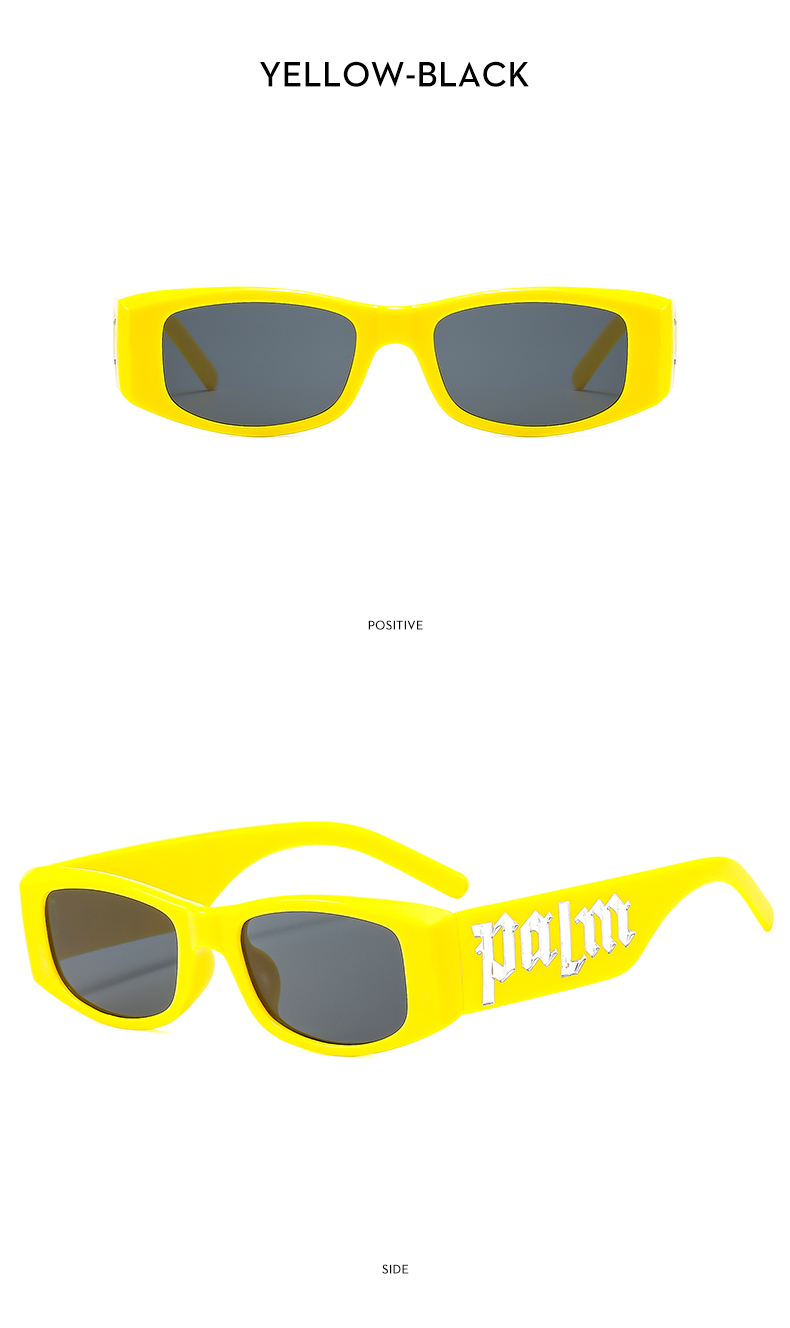 Casual Letter Color Block Ac Square Full Frame Kids Sunglasses display picture 10