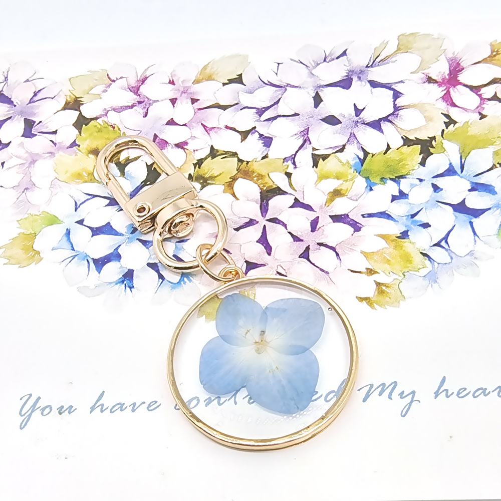 Casual Vacation Simple Style Flower Alloy Resin Keychain display picture 6