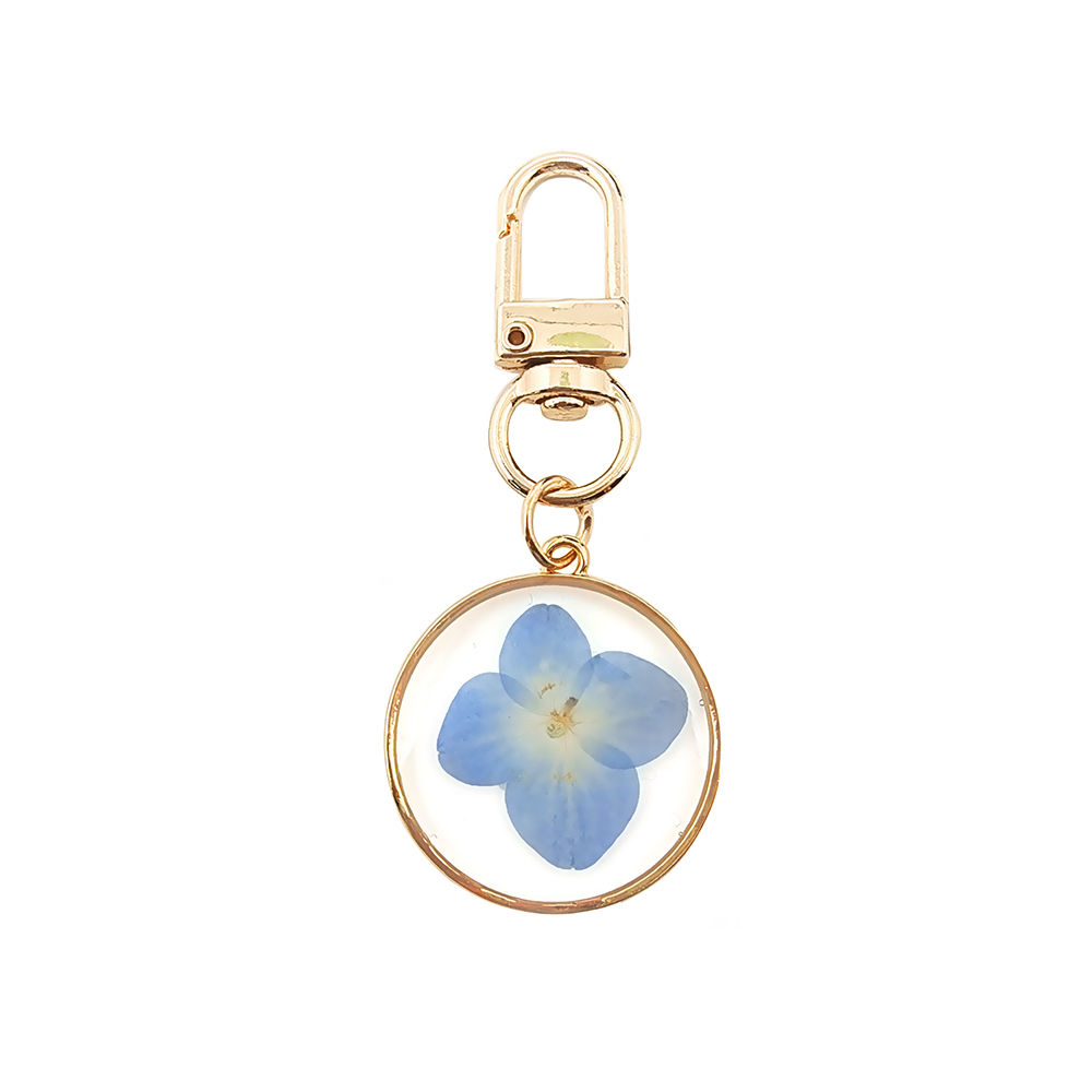 Casual Vacation Simple Style Flower Alloy Resin Keychain display picture 2