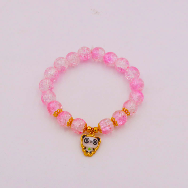 Wholesale Jewelry Glam Cute Shiny Panda Mostacilla Glass Beaded Bracelets display picture 7
