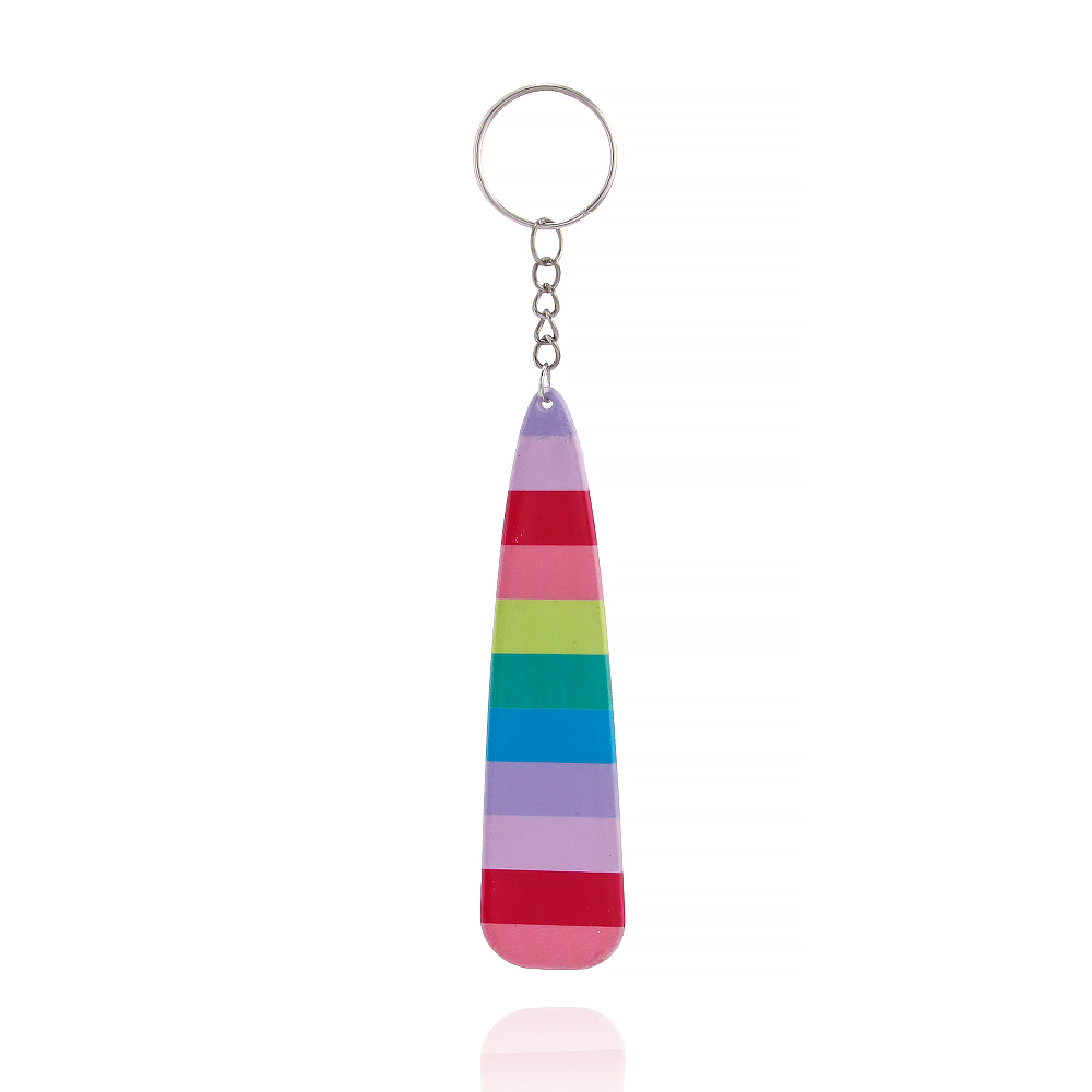 Style Simple Style Classique Bloc De Couleur Arylique Le Fer Patchwork Mois De La Fierté LGBT Porte-Clés display picture 1