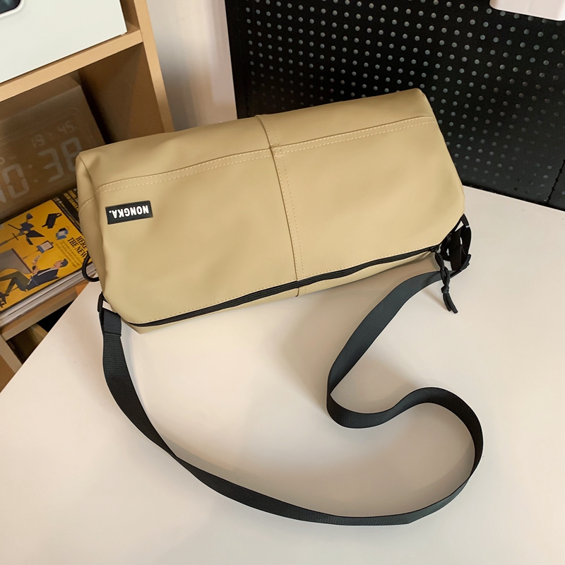Unisex Solid Color Oxford Cloth Sewing Thread Zipper Shoulder Bag Hiking Backpack display picture 8