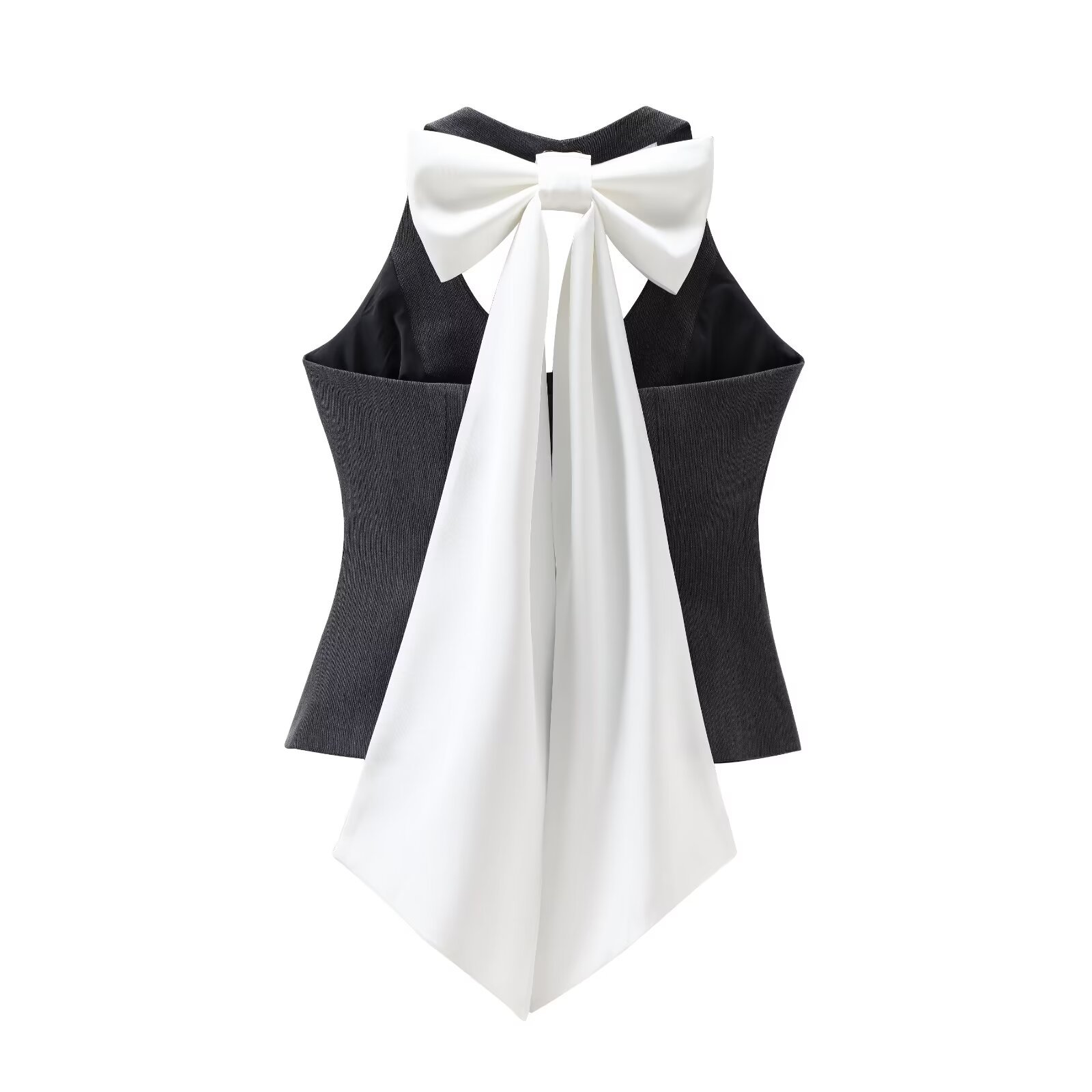 Holiday Date Women's Preppy Style Color Block Bow Knot Polyester Pocket Skirt Sets Skirt Sets display picture 12