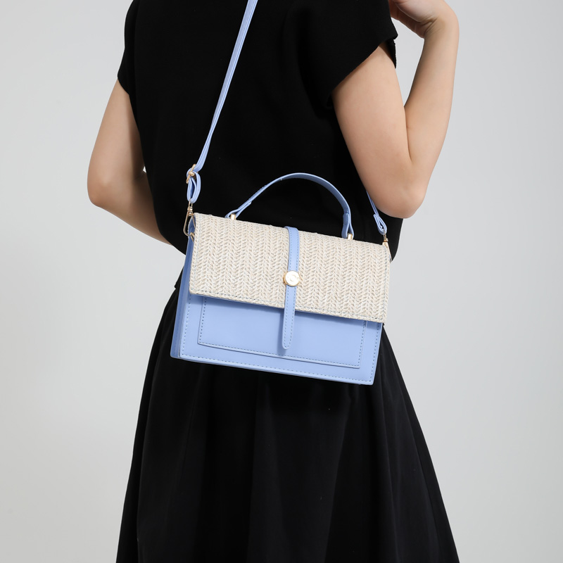 Women's Pu Leather Color Block Streetwear Flip Cover Handbag Crossbody Bag display picture 11