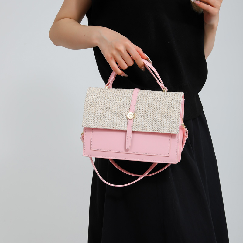 Women's Pu Leather Color Block Streetwear Flip Cover Handbag Crossbody Bag display picture 6