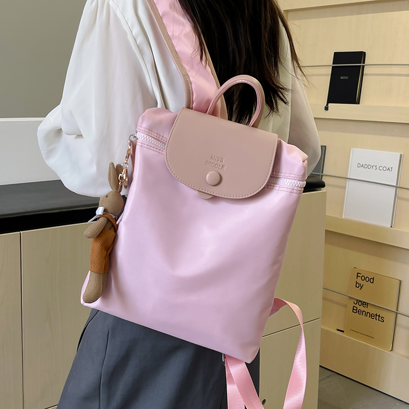 Color Block Business Daily Shopping Women's Backpack display picture 1