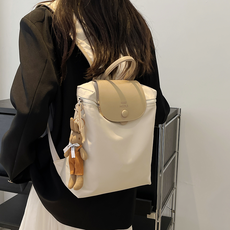 Color Block Business Daily Shopping Women's Backpack display picture 6