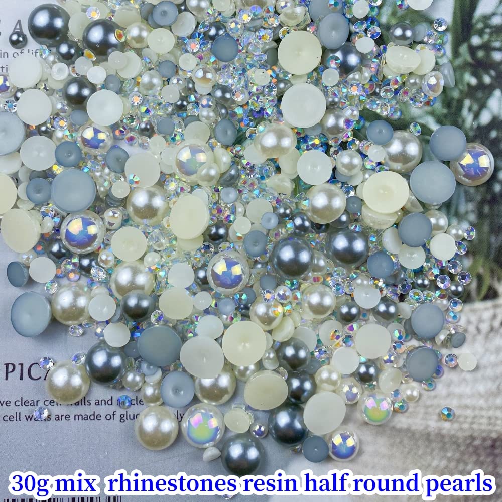 1 Set Resin Rhinestone Round Beads display picture 7
