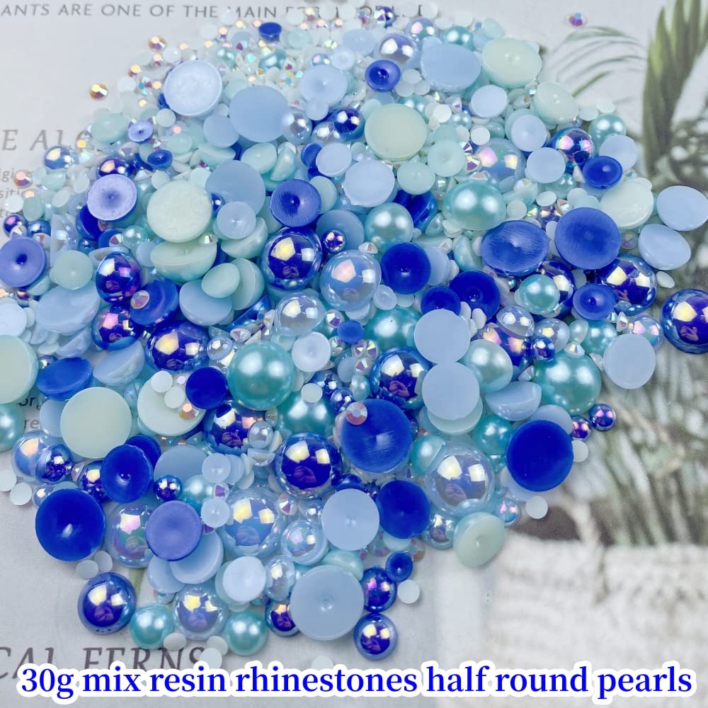 1 Set Resin Rhinestone Round Beads display picture 7