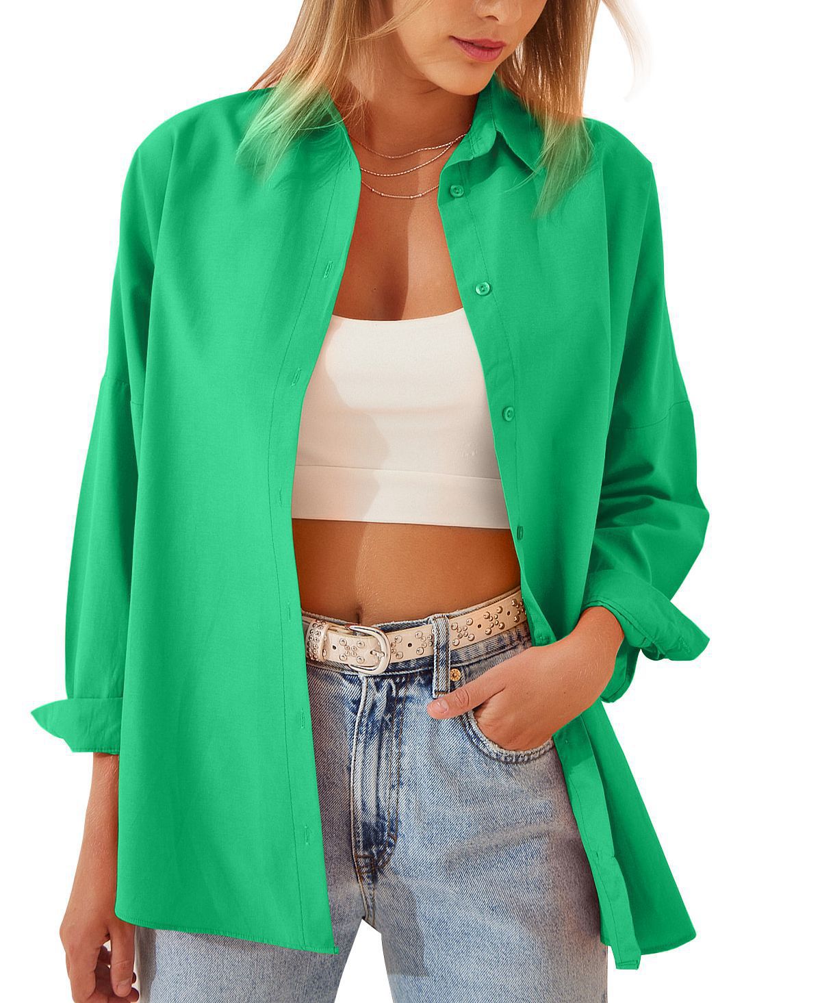 Women's Long Sleeve Blouses Casual Basic Streetwear Solid Color display picture 14