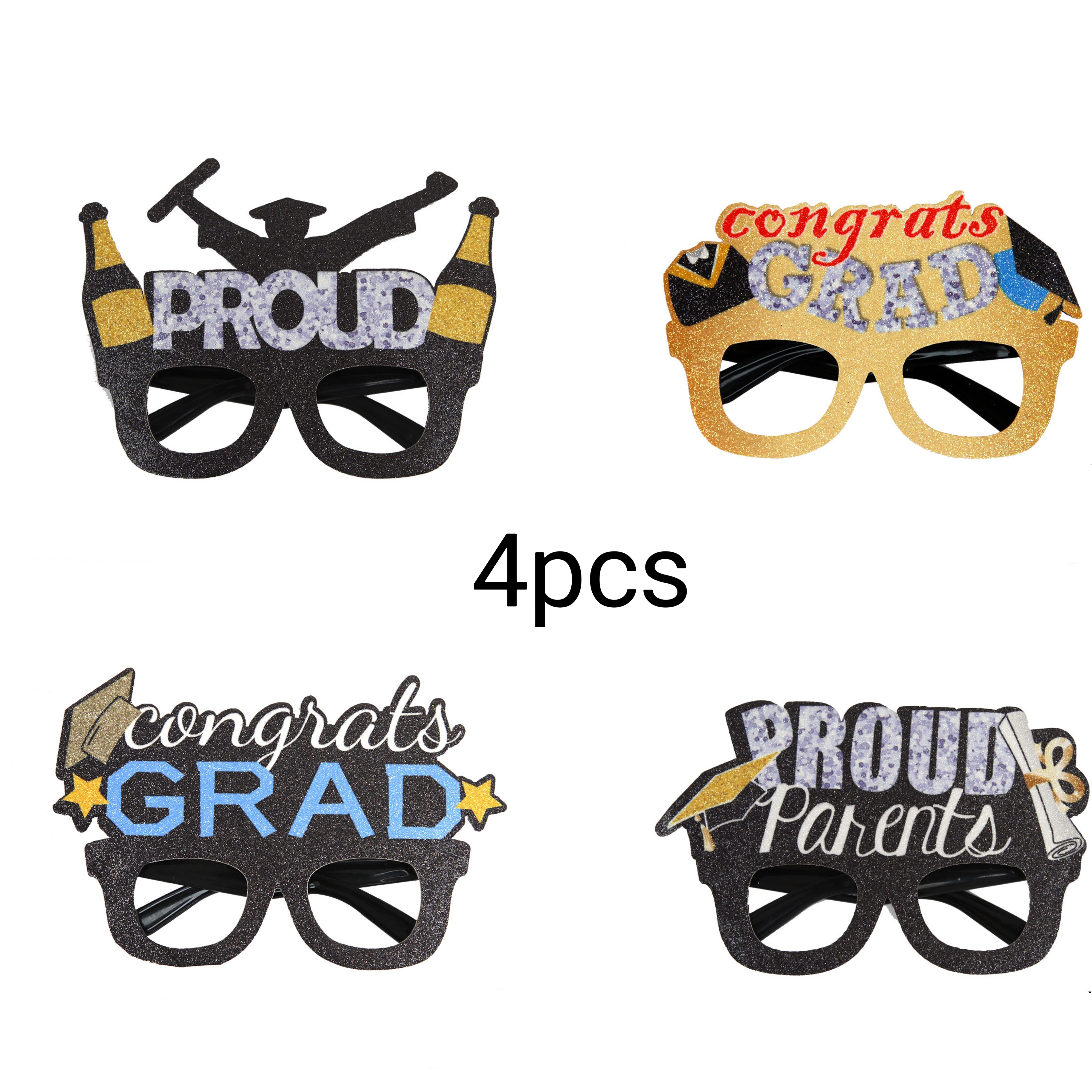 Funny Modern Style Letter Plastic Graduation Prom Party display picture 8