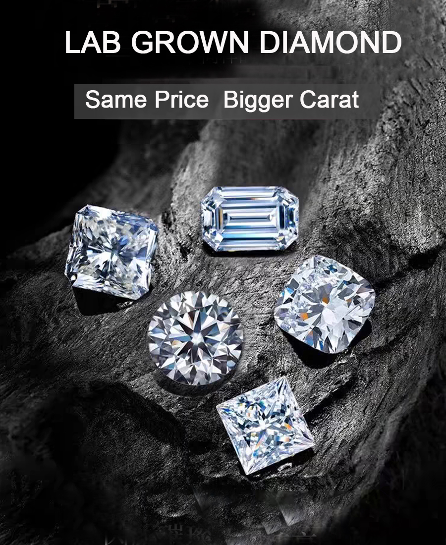 Argent Sterling Élégant Incruster Géométrique Diamants Cultivés En Laboratoire Des Boucles D'Oreilles Collier display picture 1
