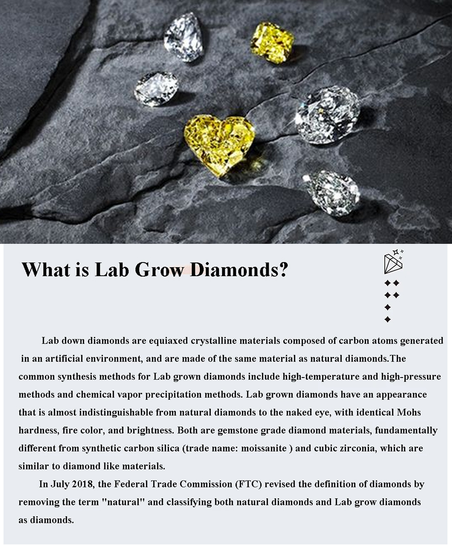 Argent Sterling Élégant Incruster Géométrique Diamants Cultivés En Laboratoire Des Boucles D'Oreilles Collier display picture 2