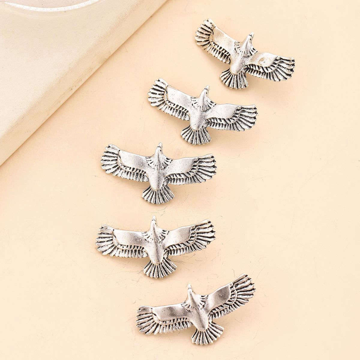 Women's Modern Style Simple Style Classic Style Eagle Alloy Plating Hair Buckle display picture 5