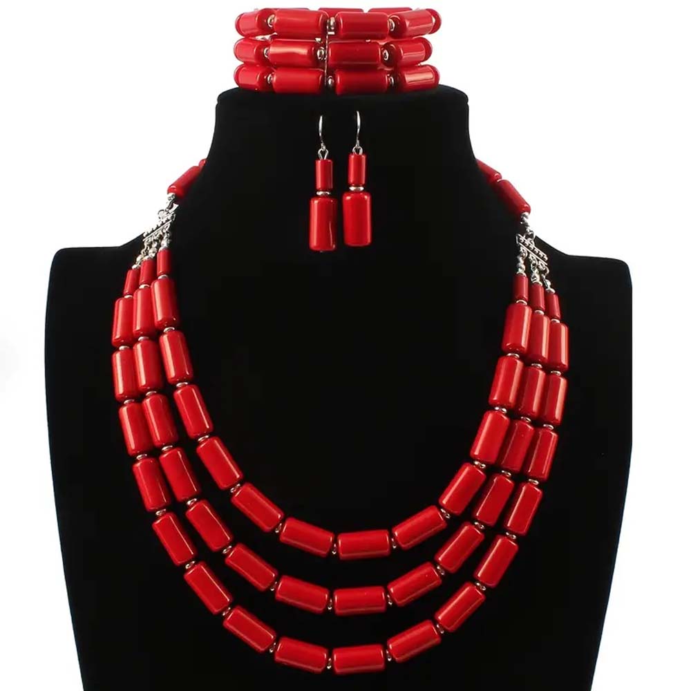Vintage Style Ethnic Style Bohemian Round Resin Beaded Women's Jewelry Set display picture 9