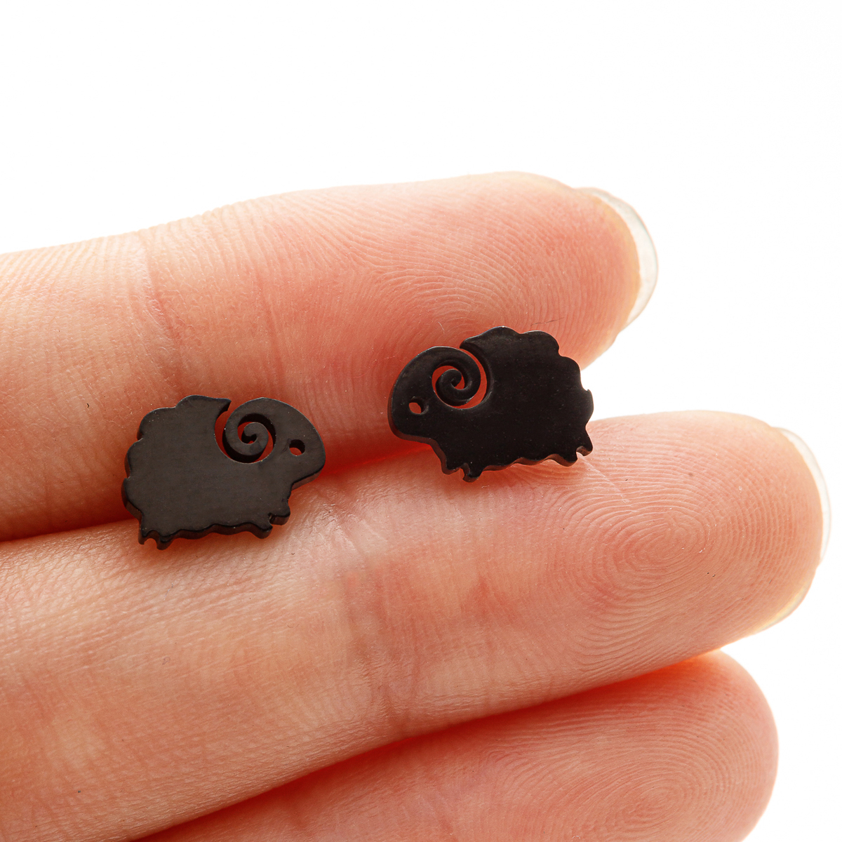 1 Pair Sweet Artistic Animal Irregular Polishing Plating 304 Stainless Steel 18K Gold Plated Ear Studs display picture 5