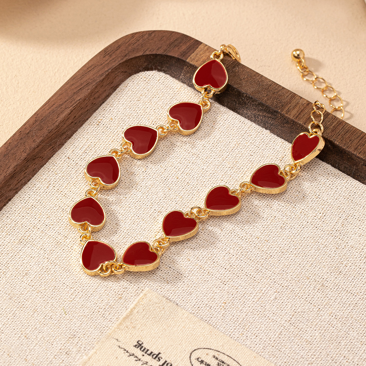 Basic Modern Style Classic Style Heart Shape Alloy Iron Mother'S Day Women's Bracelets display picture 4