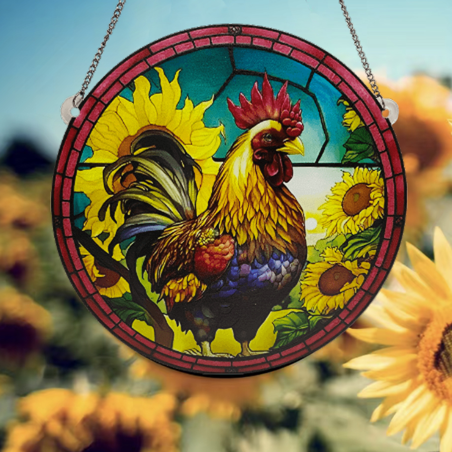 Cute Artistic Chicken Arylic Pendant Artificial Decorations display picture 2