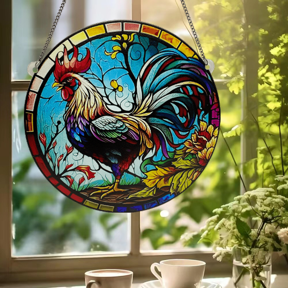 Cute Artistic Chicken Arylic Pendant Artificial Decorations display picture 8