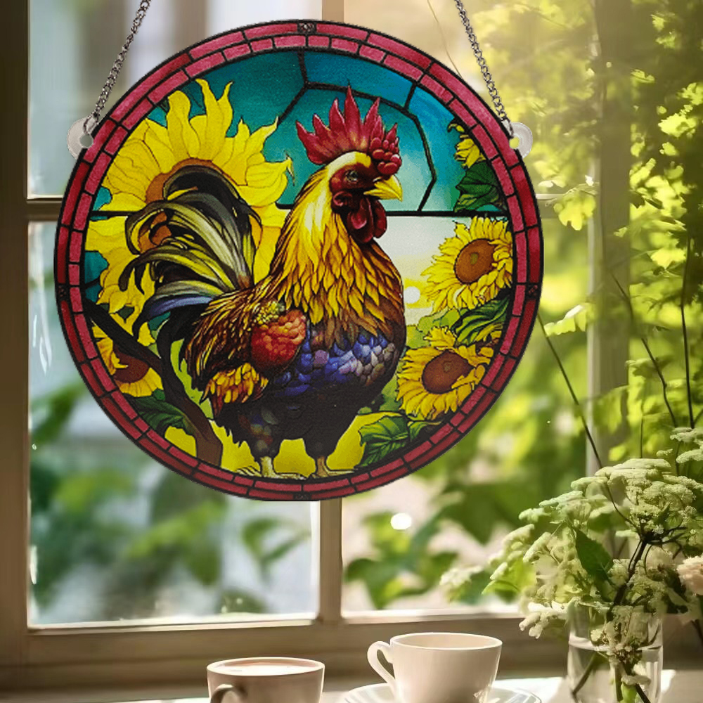 Cute Artistic Chicken Arylic Pendant Artificial Decorations display picture 7